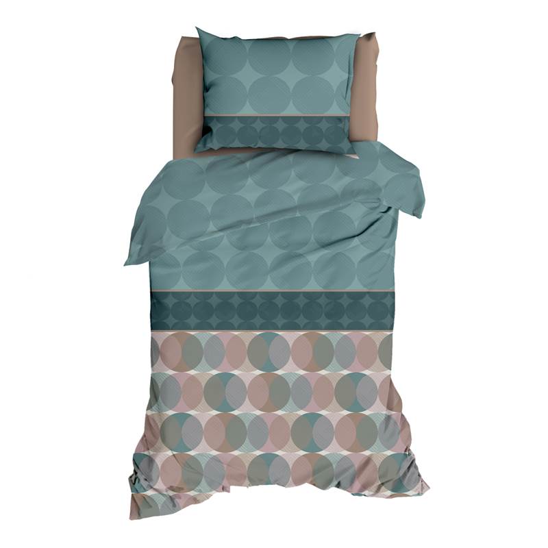 Satin d’Or Cercles housse de couette