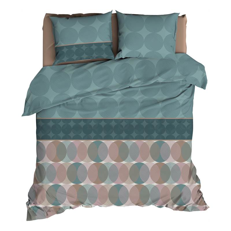 Satin d’Or Cercles housse de couette