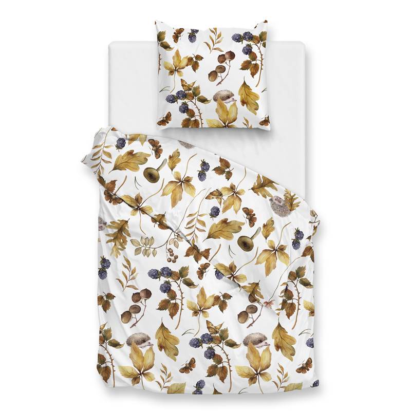 Zohome Castagno housse de couette en flanelle