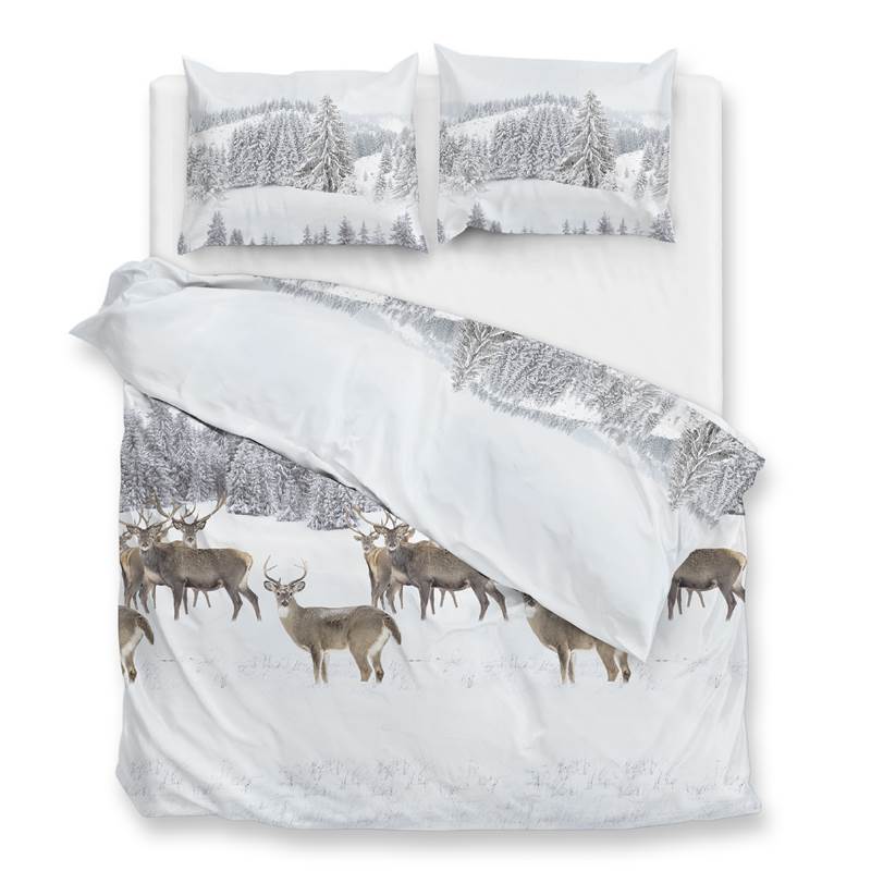 Zohome Cervo housse de couette en flanelle