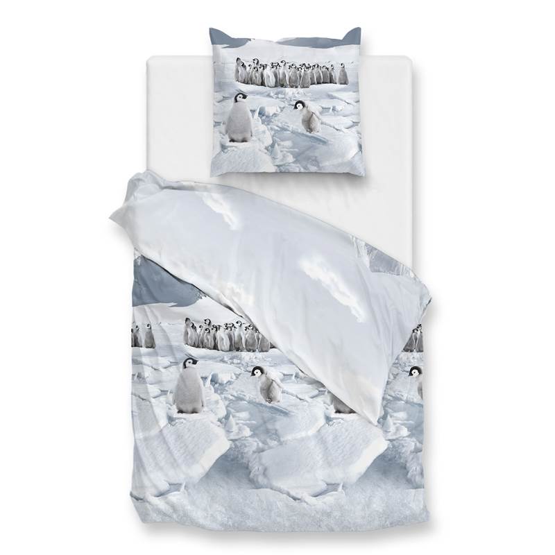 Zohome Pinguini housse de couette en flanelle