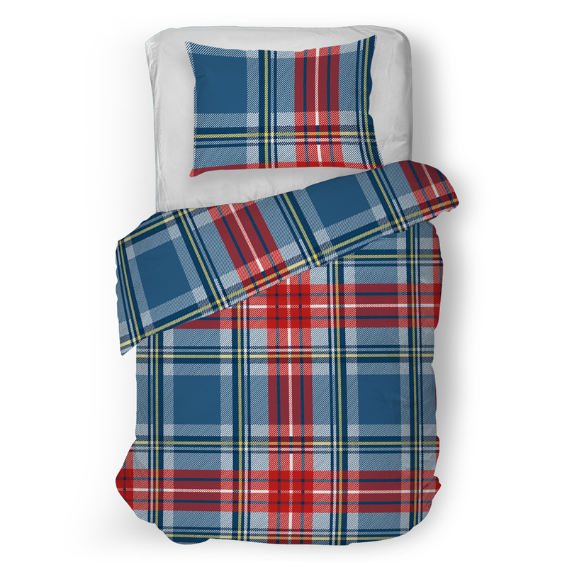 Snoozing Elien housse de couette en flanelle