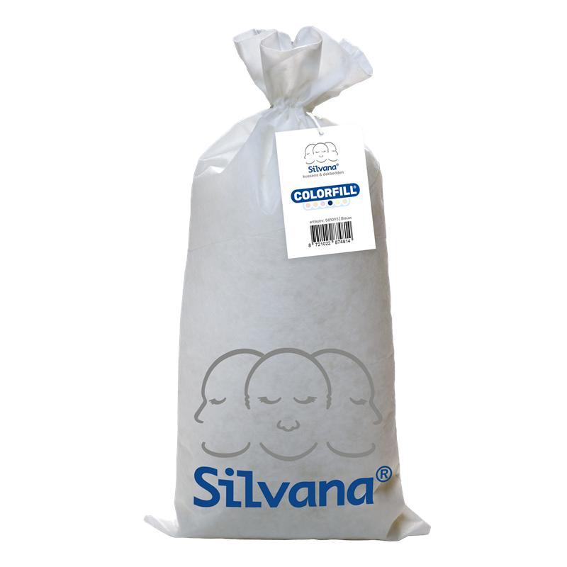 Silvana Colorfill Bleu rembourrage pour oreiller medium-ferme