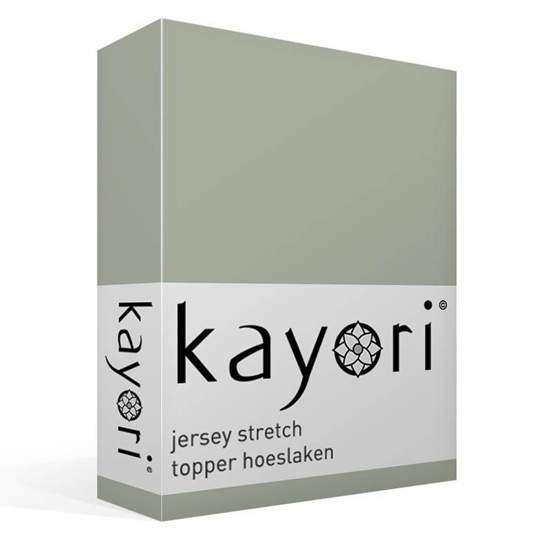 Kayori Shizu drap-housse surmatelas jersey stretch