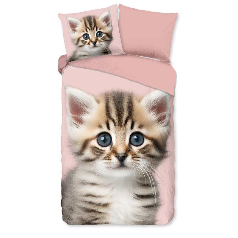 Good Morning Meow housse de couette en flanelle