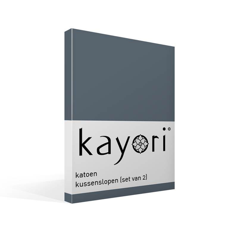 Kayori Kai taies d’oreiller coton 57 fils (lot de 2)