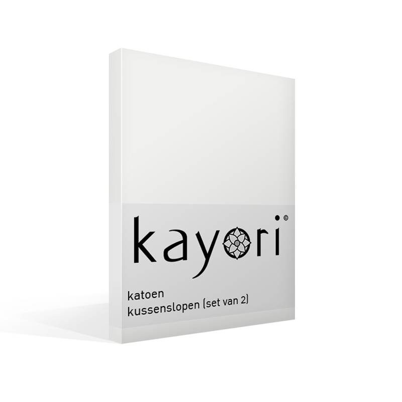 Kayori Kai taies d’oreiller coton 57 fils (lot de 2)