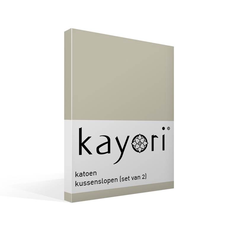 Kayori Kai taies d’oreiller coton 57 fils (lot de 2)