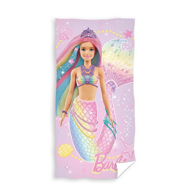 Barbie serviette de plage 