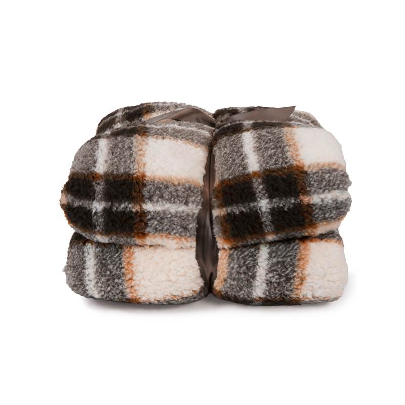 Unique Living Tris plaid polaire