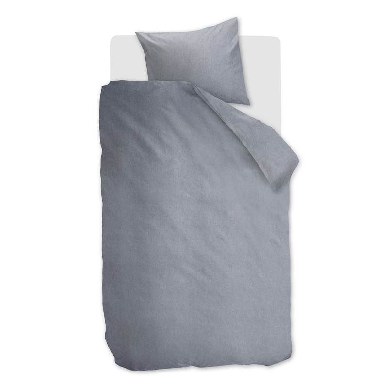 Snoozing Flanel Uni housse de couette en flanelle