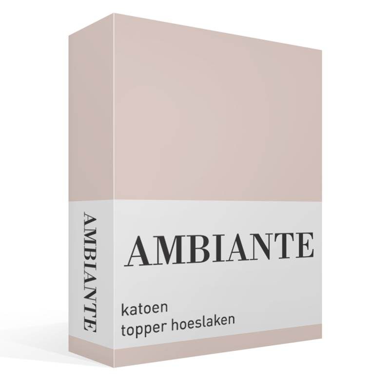Ambiante Cotton Uni drap-housse surmatelas coton 57 fils