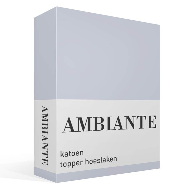 Ambiante Cotton Uni drap-housse surmatelas coton 57 fils