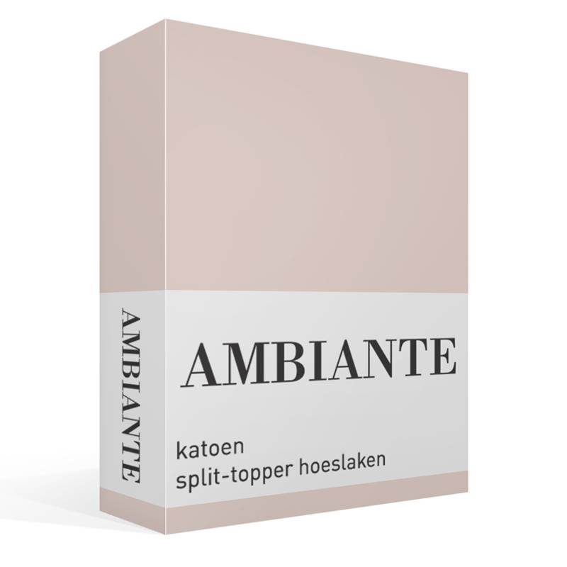 Ambiante Cotton Uni drap-housse surmatelas TR coton 57 fils