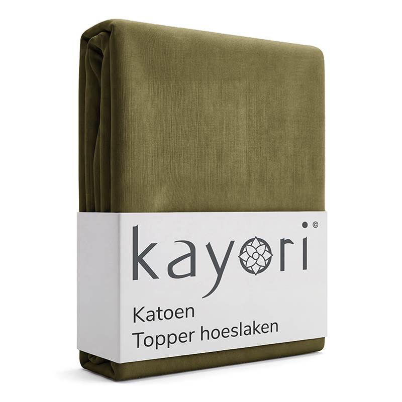 Kayori Kai drap-housse surmatelas coton 57 fils