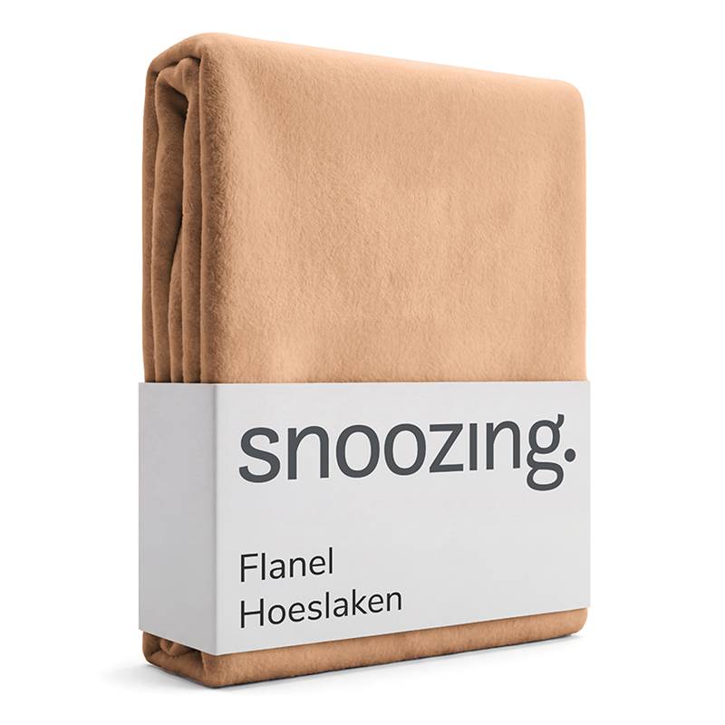 Snoozing drap-housse flanelle