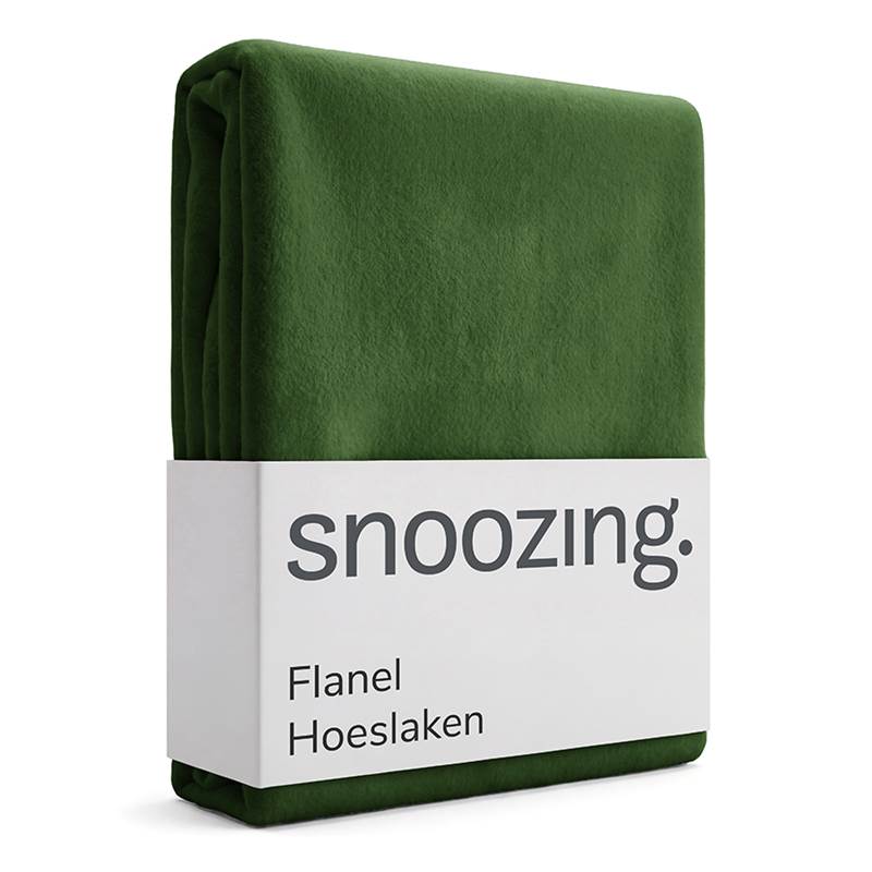 Snoozing drap-housse flanelle