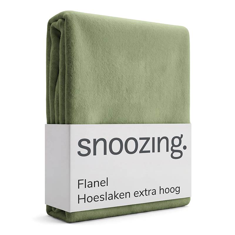 Snoozing drap-housse grand bonnet flanelle