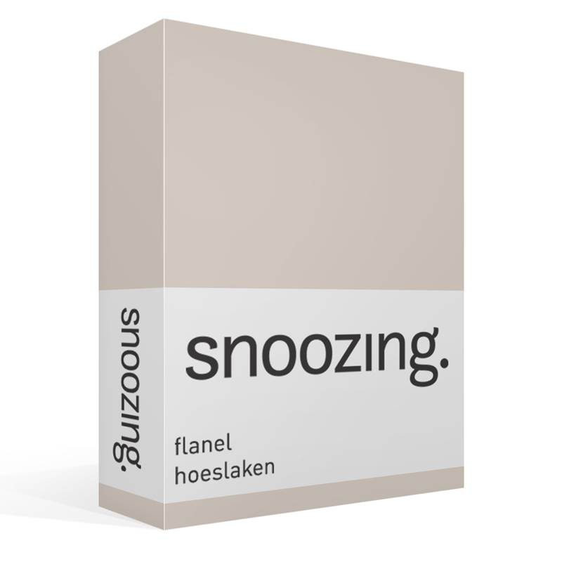 Snoozing drap-housse flanelle