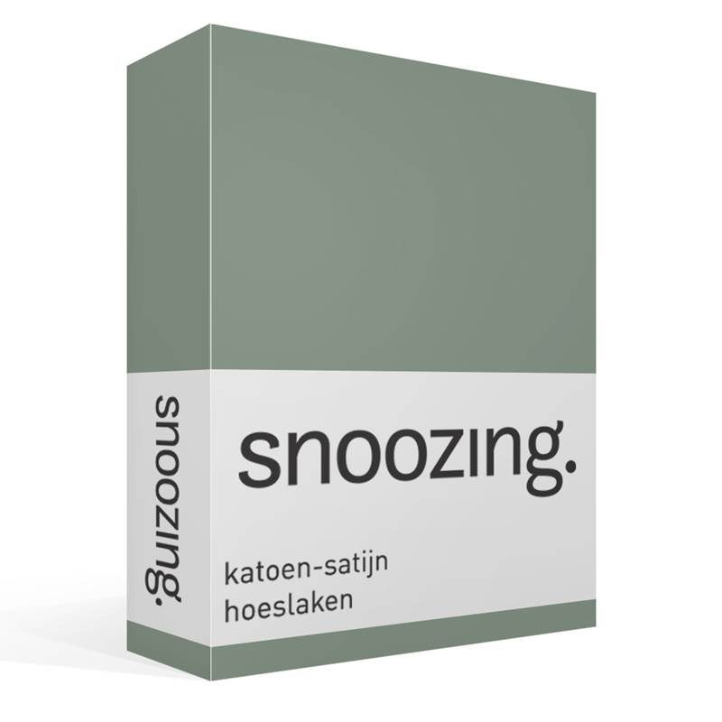 Snoozing drap-housse satin