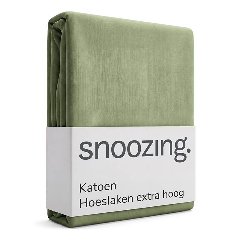 Snoozing drap-housse grand bonnet coton 57 fils