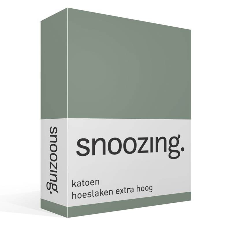 Snoozing drap-housse grand bonnet coton 57 fils