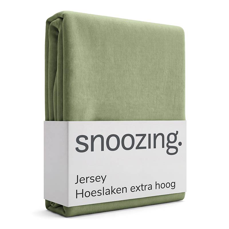 Snoozing drap-housse grand bonnet jersey