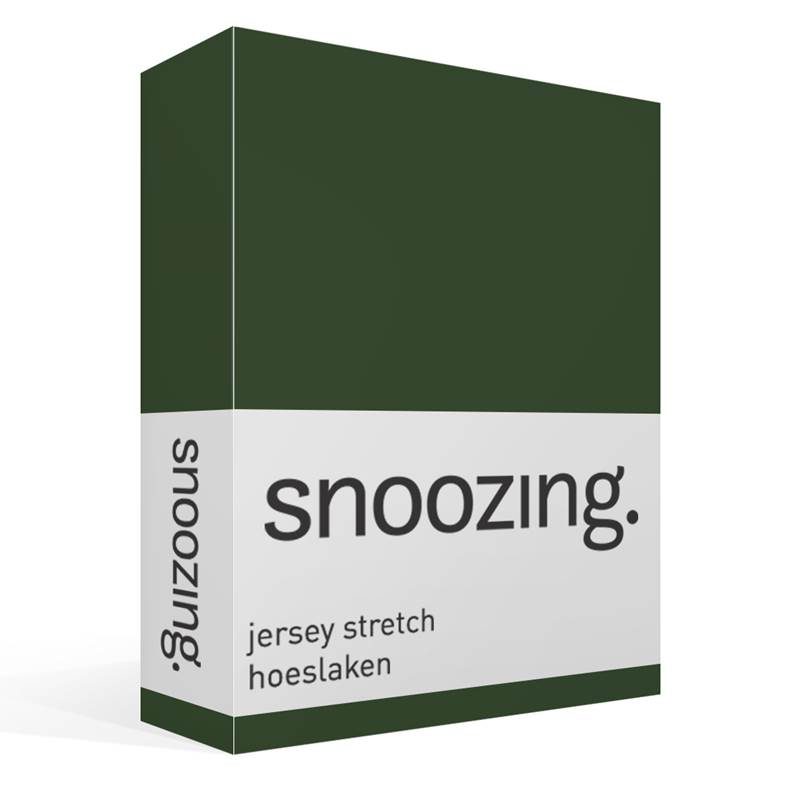 Snoozing drap-housse jersey stretch