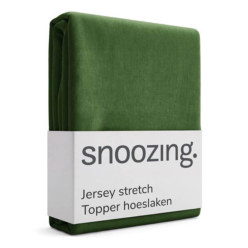 Snoozing drap-housse surmatelas jersey stretch