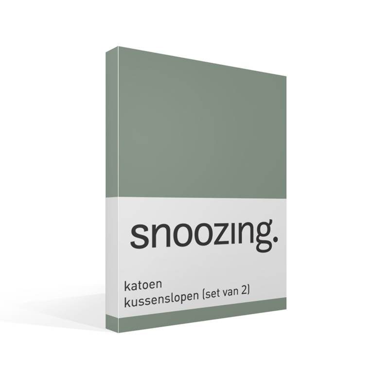 Snoozing taies d'oreiller coton 57 fils (lot de 2)