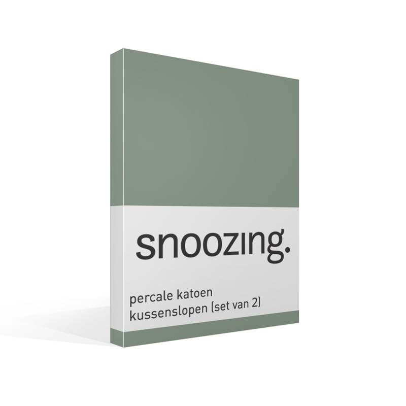 Snoozing taies d’oreiller percale (lot de 2)