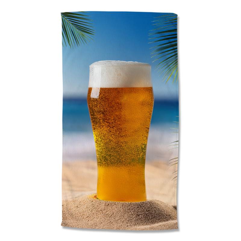 Good Morning Beer serviette de plage