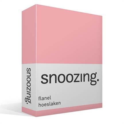 Snoozing drap-housse flanelle