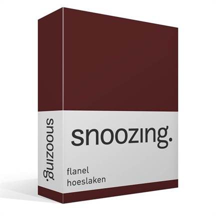 Snoozing drap-housse flanelle