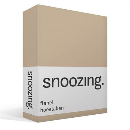 Snoozing drap-housse flanelle