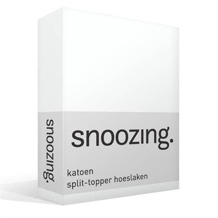 Snoozing drap-housse surmatelas TR coton 57 fils