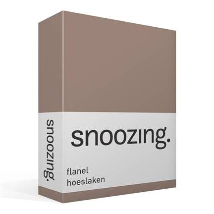 Snoozing drap-housse flanelle