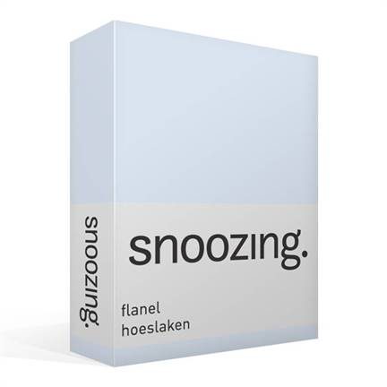 Snoozing drap-housse flanelle
