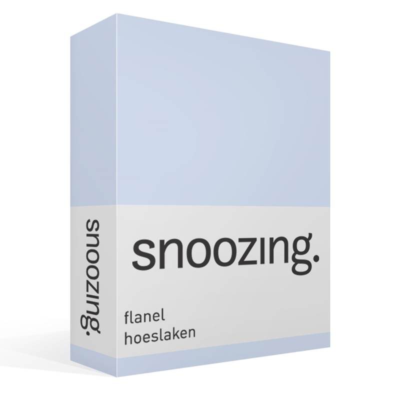 Snoozing drap-housse flanelle