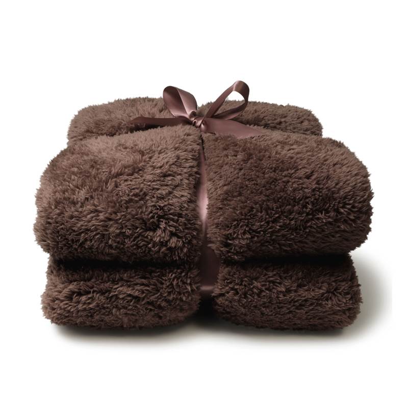 Unique Living Teddy plaid polaire