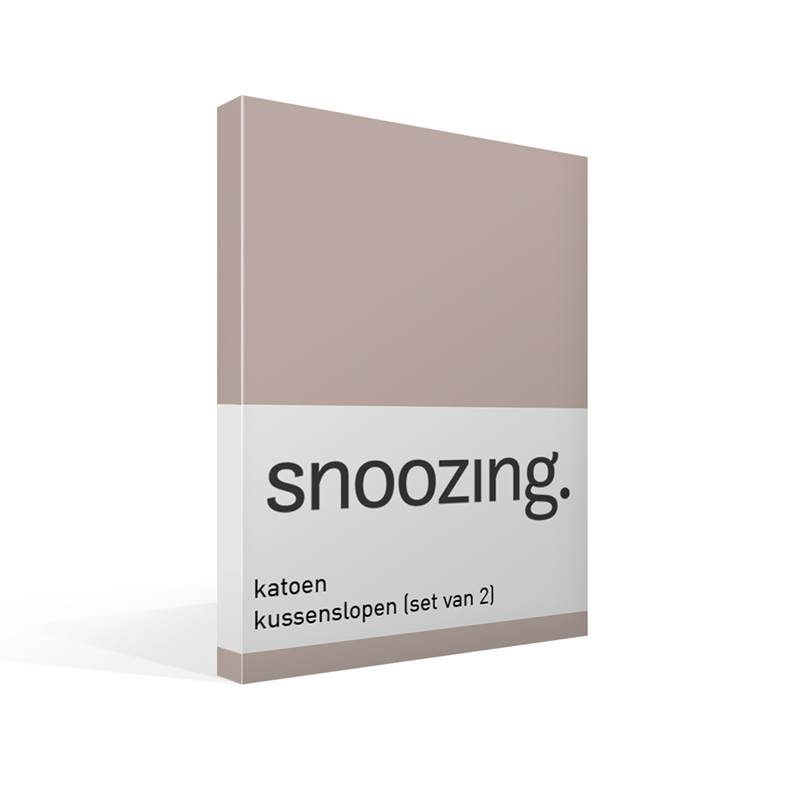 Snoozing taies d'oreiller coton (lot de 2)