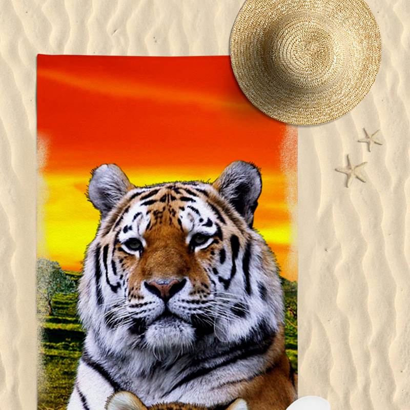 Tigres drap de plage