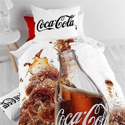 Coca Cola housse de couette en flanelle