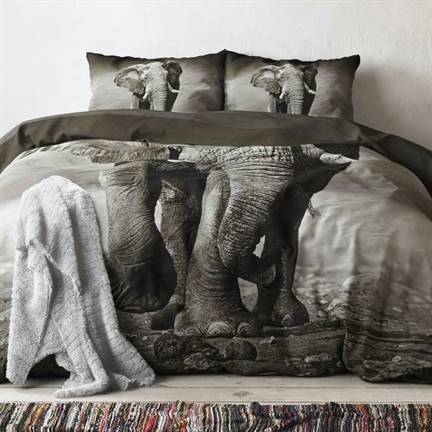 Sleeptime Elegant Elephant housse de couette