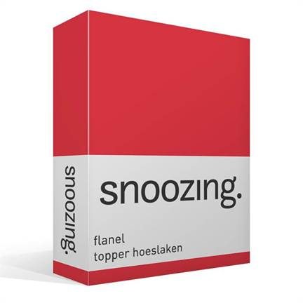 Snoozing drap-housse surmatelas flanelle
