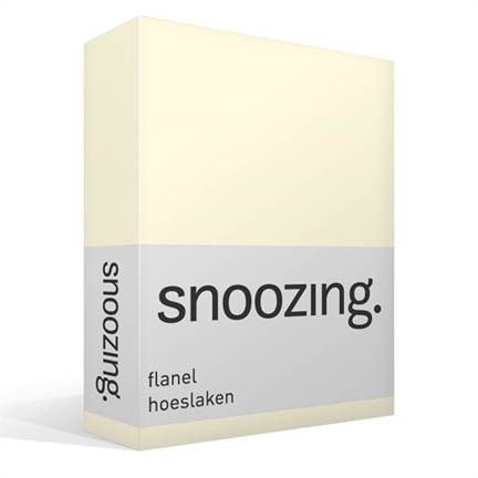 Snoozing drap-housse flanelle