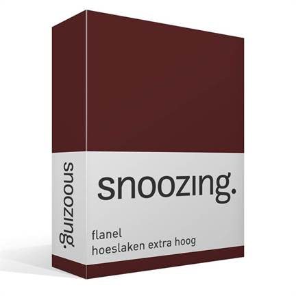 Snoozing drap-housse grand bonnet flanelle