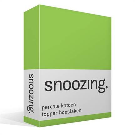 Snoozing drap-housse surmatelas percale