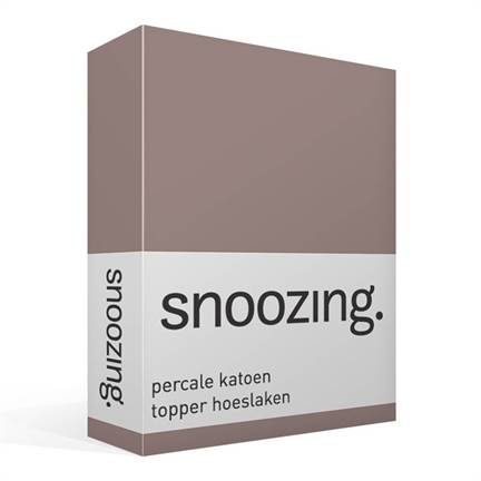 Snoozing drap-housse surmatelas percale