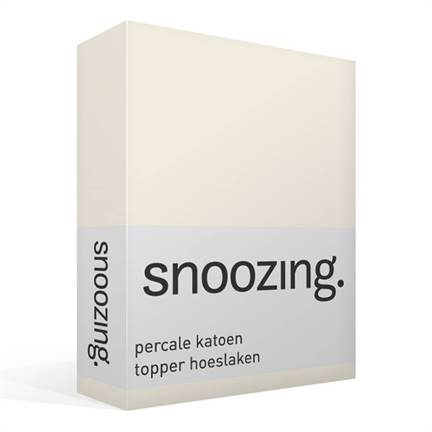 Snoozing drap-housse surmatelas percale